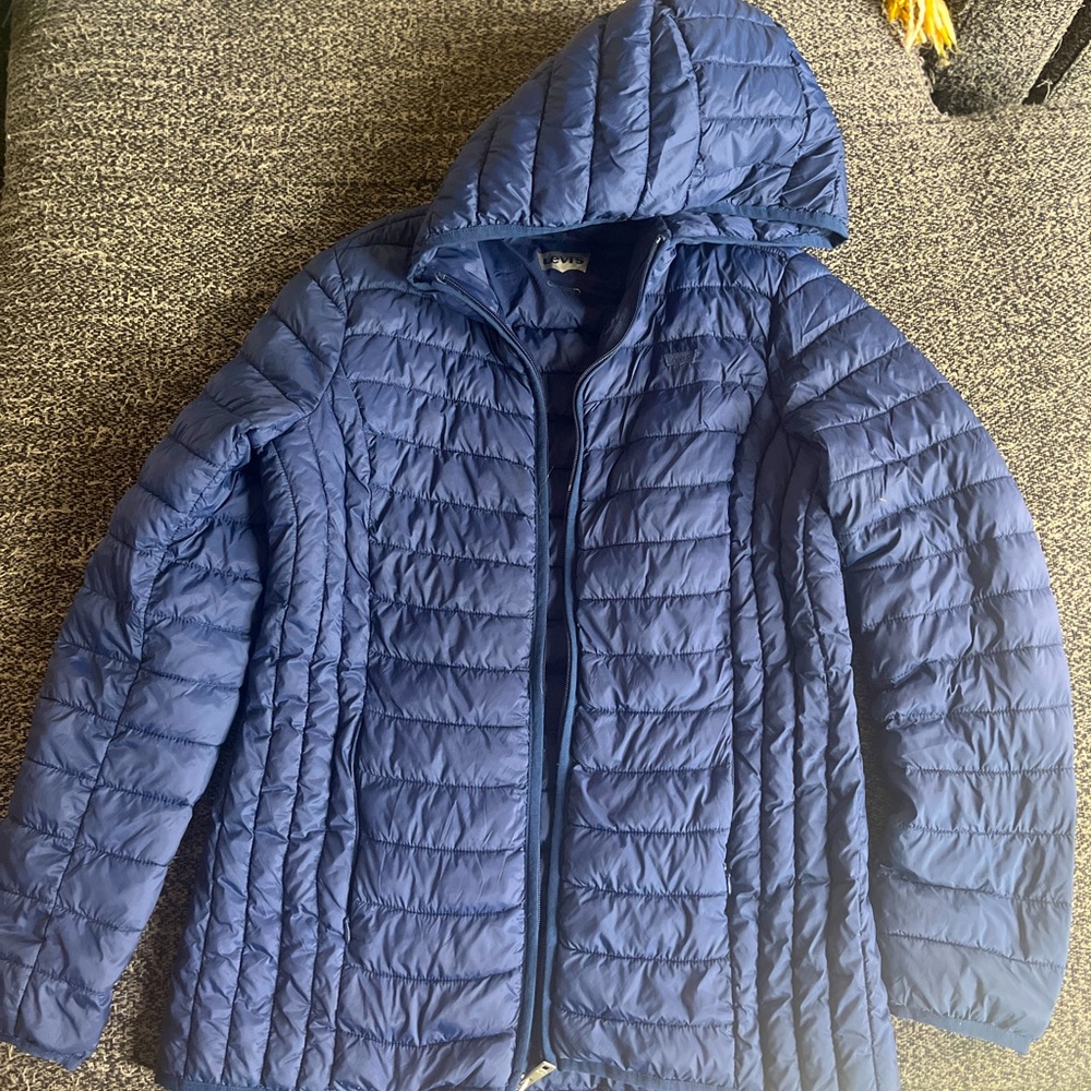 Levi’s Blue Quilted Jacket Lightweight size Small